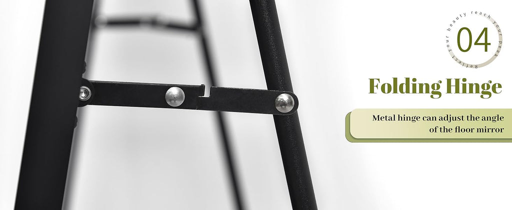 64"x21" Arch Floor Mirror, Full Length Mirror, Wall Mirror Hanging or Leaning, Arched-Top Full Body Mirror with Stand