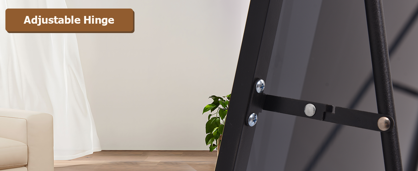 26" x 71" Full Length Mirror - Black Floor Mirror - Rectangular Wall Mounted Mirrors for Bedroom, Living Room, Bathroom,