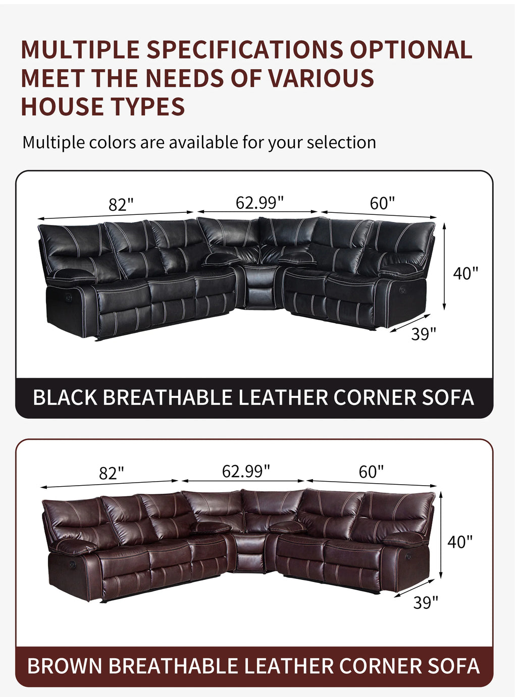 Electric Reclining Couch, Power Recliner Sofa Zero Gravity Power Reclining Sofa Adjustable Headrest Drop Down Table Cup Holder