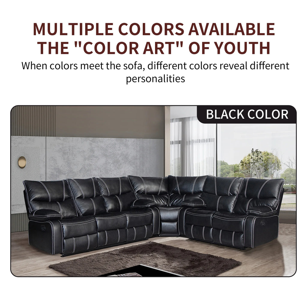 Electric Reclining Couch, Power Recliner Sofa/ Zero Gravity Power Reclining Sofa/ Adjustable Headrest/ Drop Down Table Cup Holder