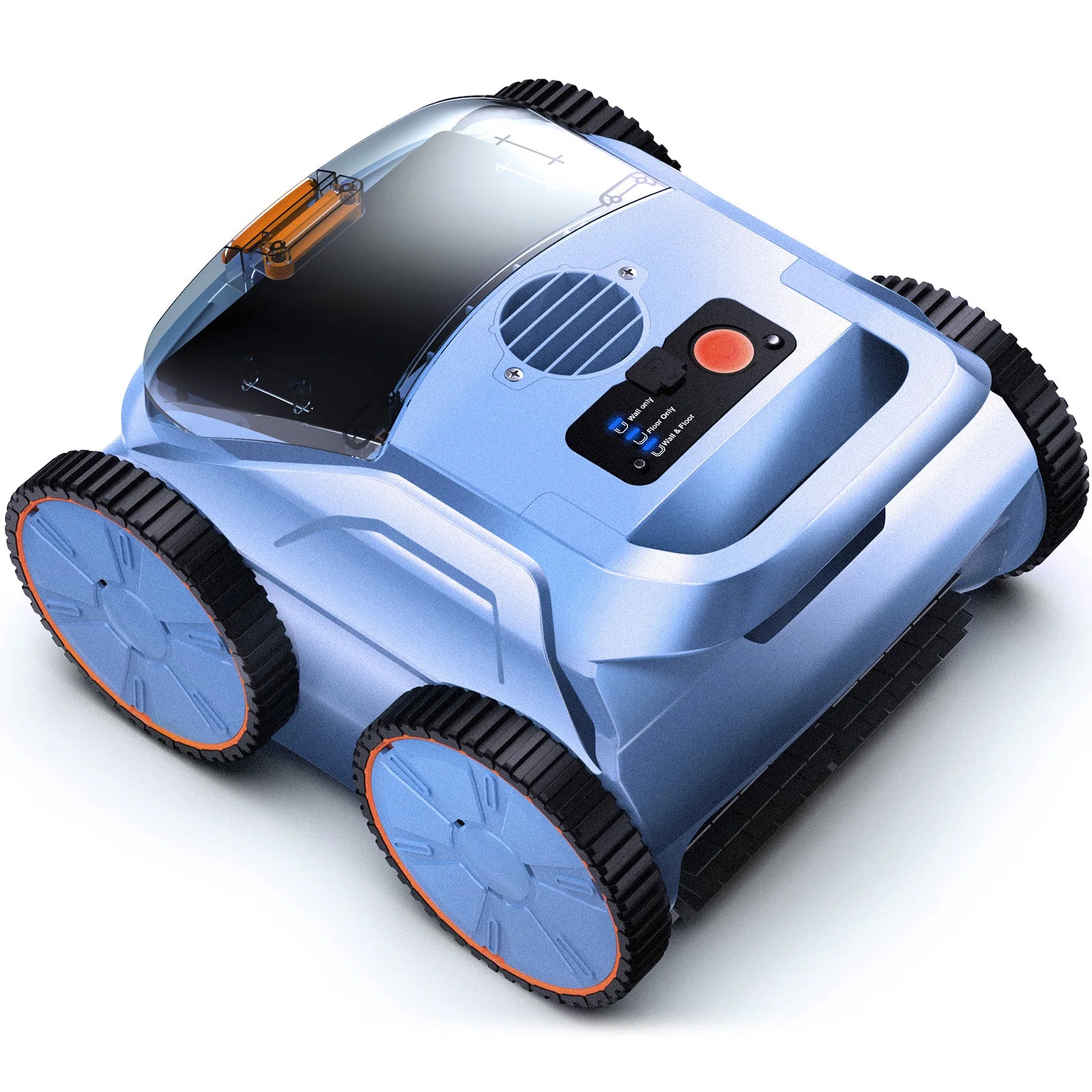Pool Vacuum Up to 180 Mins Run Time, Robotic Pool Cleaner Above Ground for Inground Pools up to 2000 Sq. ft