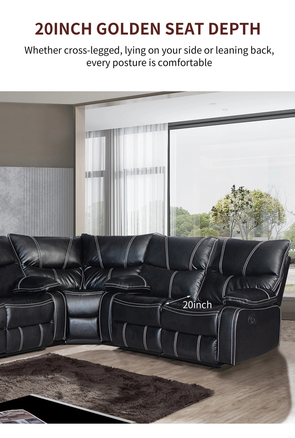 Electric Reclining Couch, Power Recliner Sofa/ Zero Gravity Power Reclining Sofa/ Adjustable Headrest/ Drop Down Table Cup Holder