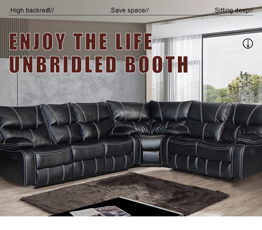 Electric Reclining Couch, Power Recliner Sofa/ Zero Gravity Power Reclining Sofa/ Adjustable Headrest/ Drop Down Table Cup Holder