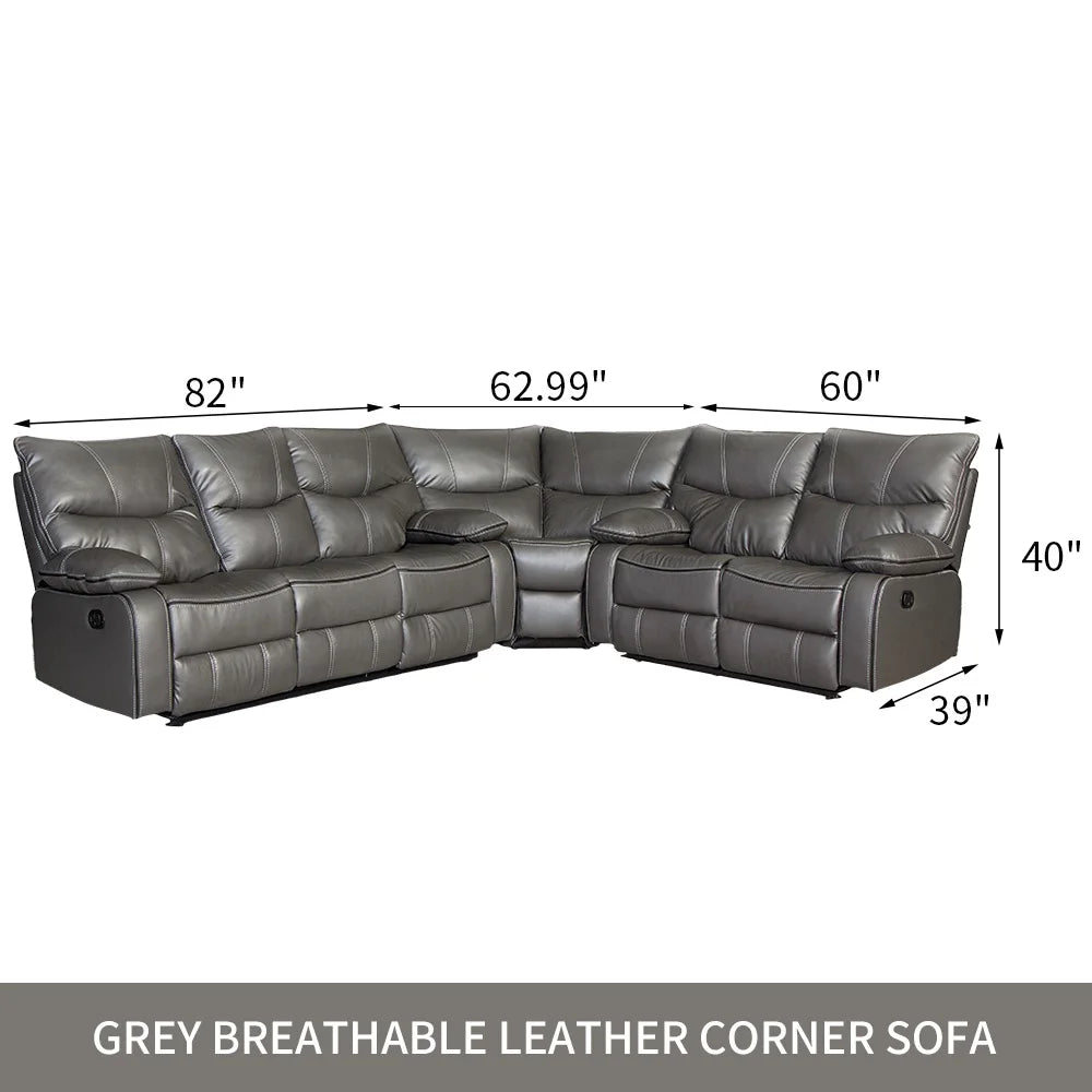 Electric Reclining Couch, Power Recliner Sofa/ Zero Gravity Power Reclining Sofa/ Adjustable Headrest/ Drop Down Table Cup Holder