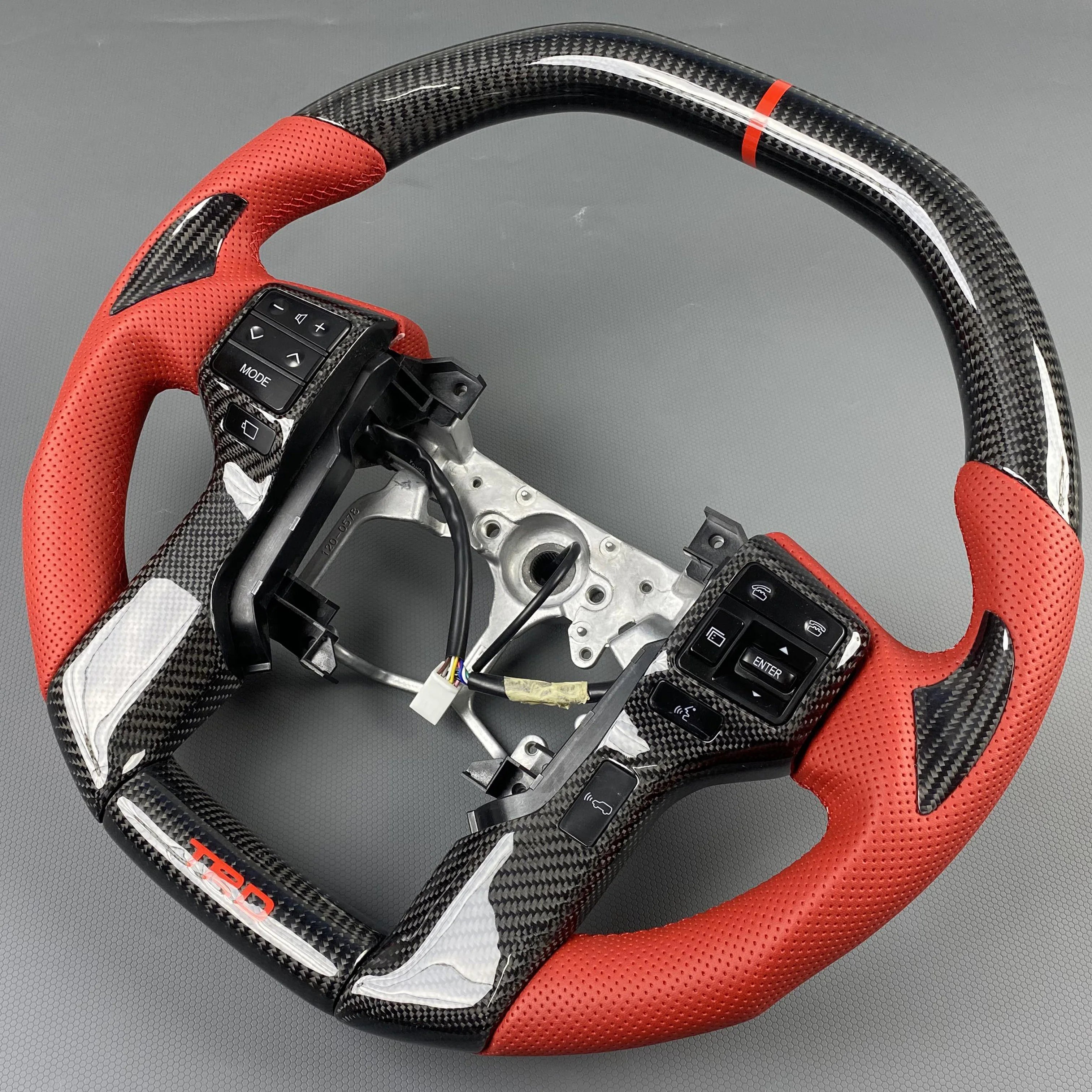 Customized Carbon Fiber Steering Wheel For Toyota Tundra 2014, 2015, 2016, 2017, 2018, 2019, 2022/Tacoma 2010-2016