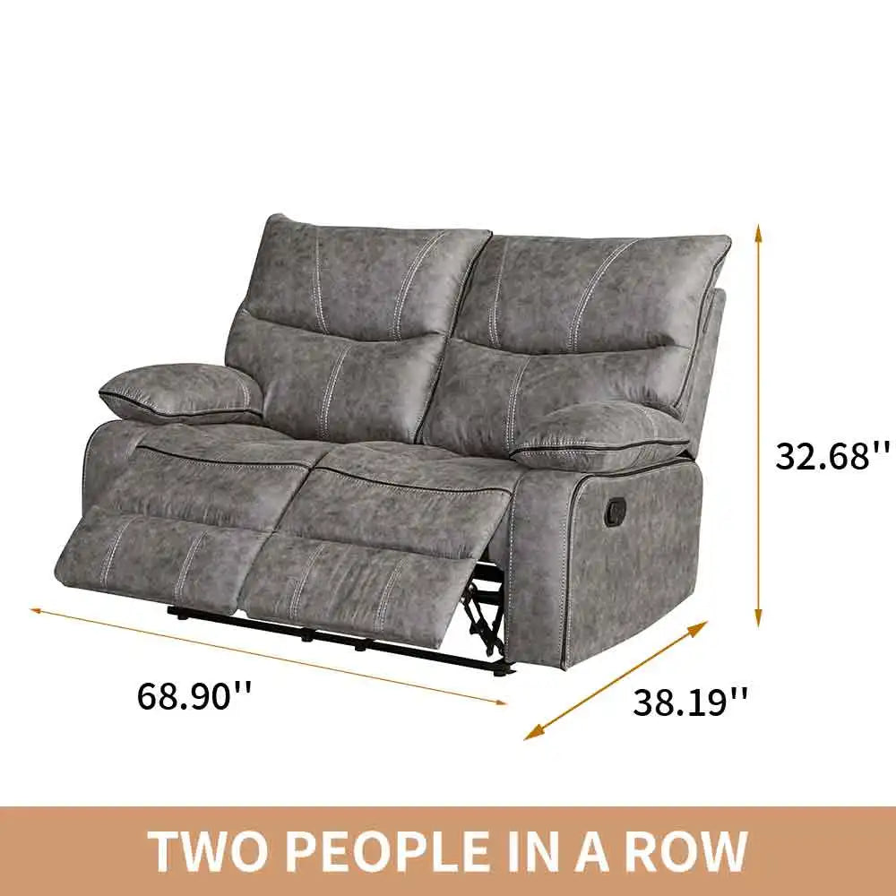 Electric Reclining Couch, Power Recliner Sofa/ Zero Gravity Power Reclining Sofa/ Adjustable Headrest/ Drop Down Table Cup Holder