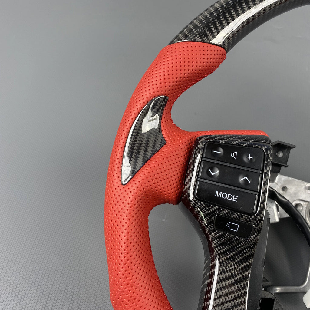 Customized Carbon Fiber Steering Wheel For Toyota Tundra 2014, 2015, 2016, 2017, 2018, 2019, 2022/Tacoma 2010-2016