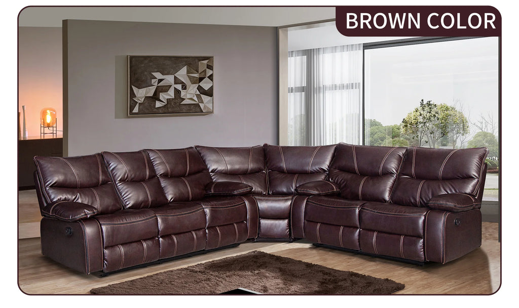 Electric Reclining Couch, Power Recliner Sofa/ Zero Gravity Power Reclining Sofa/ Adjustable Headrest/ Drop Down Table Cup Holder