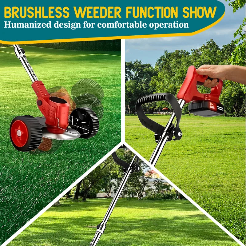 New Arrival Gardening Tools Cordless Lawn Mower Weed Trimmer Weed Eater Suitable for Courtyards and Gardens
