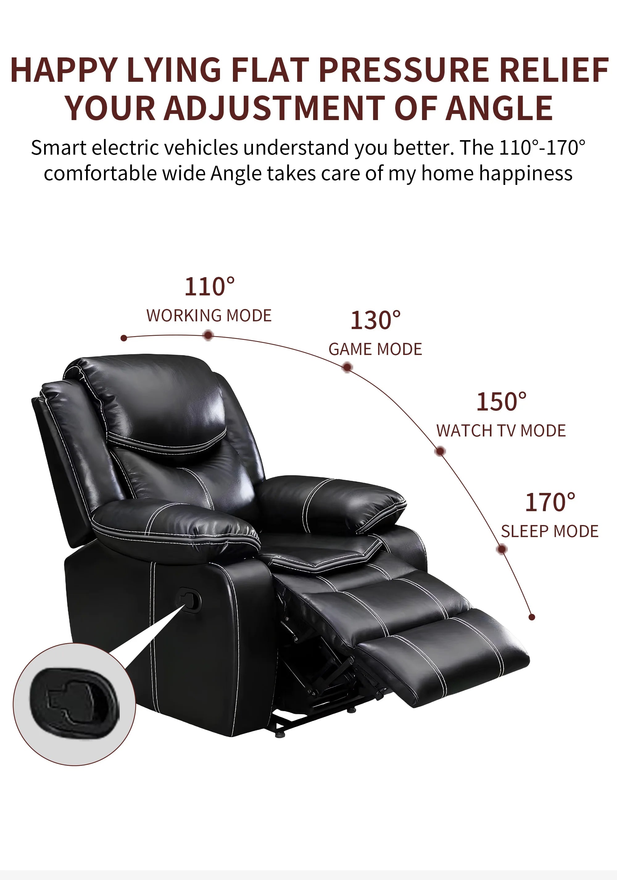 Electric Reclining Couch, Power Recliner Sofa/ Zero Gravity Power Reclining Sofa/ Adjustable Headrest/ Drop Down Table Cup Holder