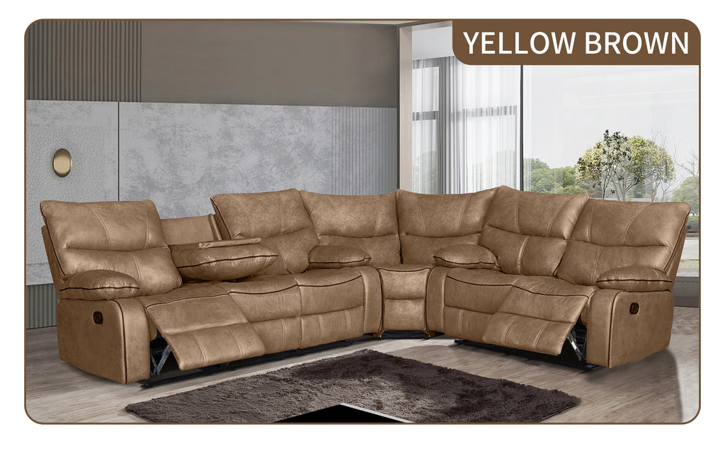 Electric Reclining Couch, Power Recliner Sofa Zero Gravity Power Reclining Sofa Adjustable Headrest Drop Down Table Cup Holder