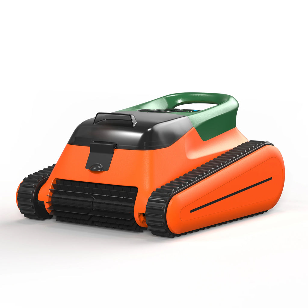 Crab Pro Cordless Robotic Cleaner, for Inground Pools up to 2000 Sq. ft, all and Waterline Cleaning Vacuum