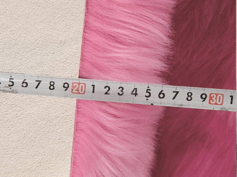 Imitation Sheepskin Carpet Fluffy Plush Rugs Luxury Fur Bedroom Bedside Carpet Living Room Sofa Area Rug Faux Wool Carpet