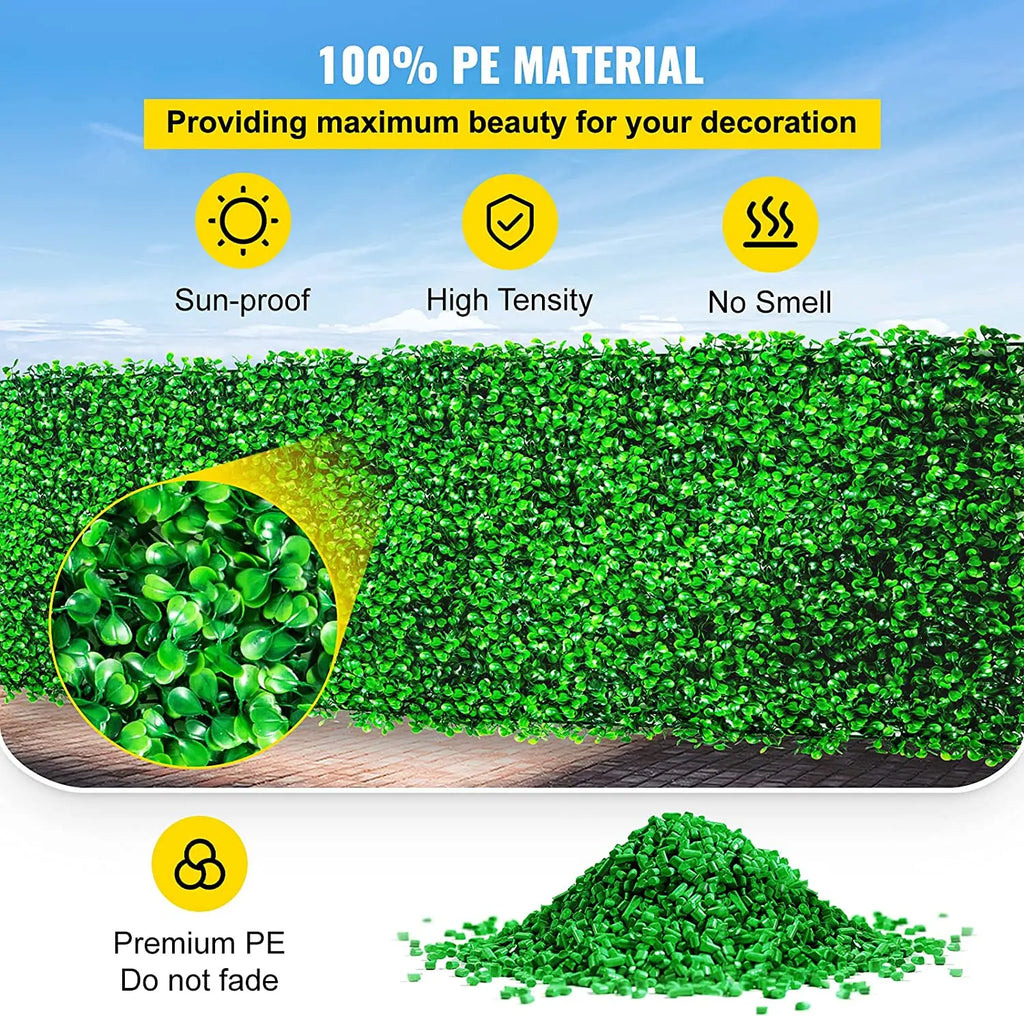 Artificial Plant Wall Decoration Boxwood Hedge Wall Panel Home Decor/ Fake Grass Backdrop/ Wall Privacy /Hedge Screen