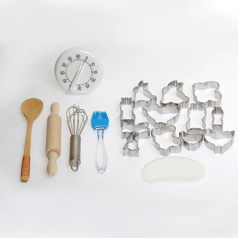 Montessori Kitchen Items/ Practical Life Materials/ Kids Basic Skill Learning Tools/ Food, Dinner/ Preparation Early  Education Game