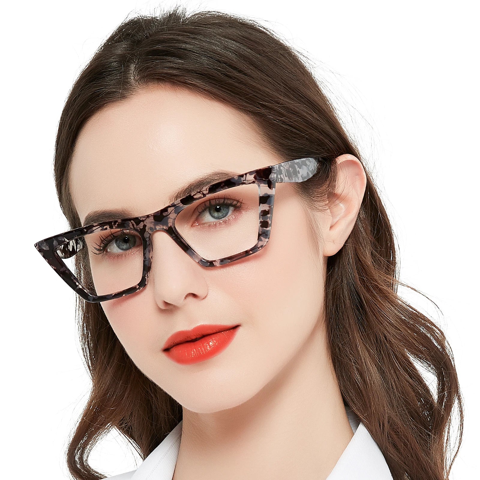 Cat Eye Reading Glasses/ Women Luxury Brand Clear Lens Eyewear/ Presbyopia Glasses Oversized Female Reader Glasses1 1.5 1.75 2 2.5