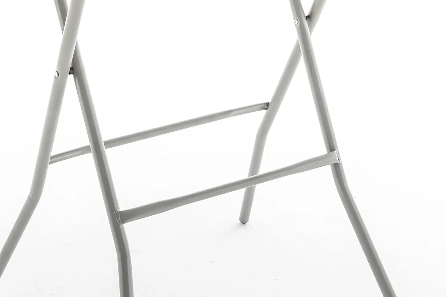 White Granite Plastic Folding Bar Height Table for Commercial, Banquet, Card, and Dining Use