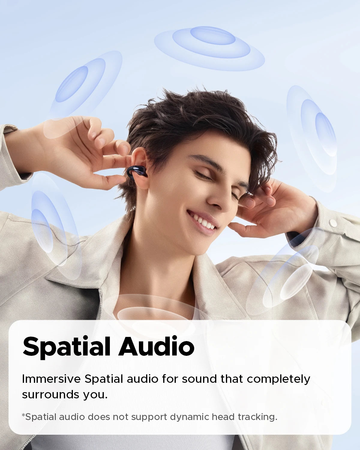 Pearl Clip Pro Wireless Earphones Bluetooth 5.4 Open-Ear Earbuds With AI ENC Clear Call, Multipoint Connection, IPX5
