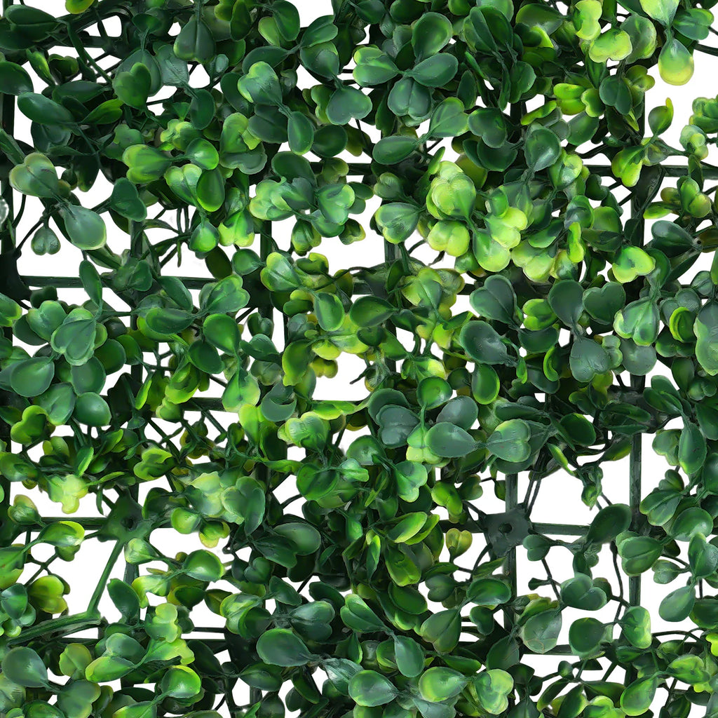 Artificial Greenery Wall Panel 12 Pack, 23.6x15.7in Faux Plant Mat with High Density PE, Privacy Fence Screen for Garden/ Patio