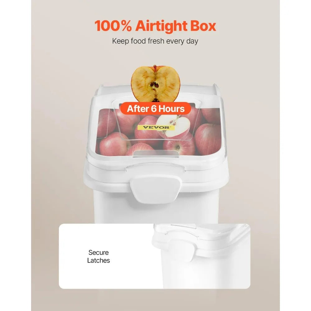 Commercial Kitchen Storage: 21 Gallon Ingredient Bin with 400 Cup Capacity and Sliding Lid