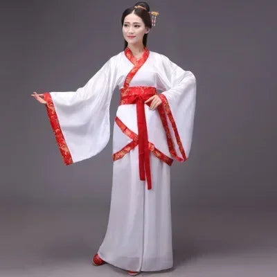 Vintage Ethnic Style Women Top/ Skirt 2 Piece Set Princess Dance Costume/ Hanfu Ladies Suit Cosplay Outfit Woman New Year Clothing