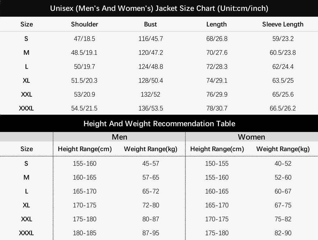 JNLN Unisex Waterproof Fleece Jackets /Winter Windproof Thermal Windbreaker Men and Women Hiking, Camping, Skiing, Climbing Raincoat