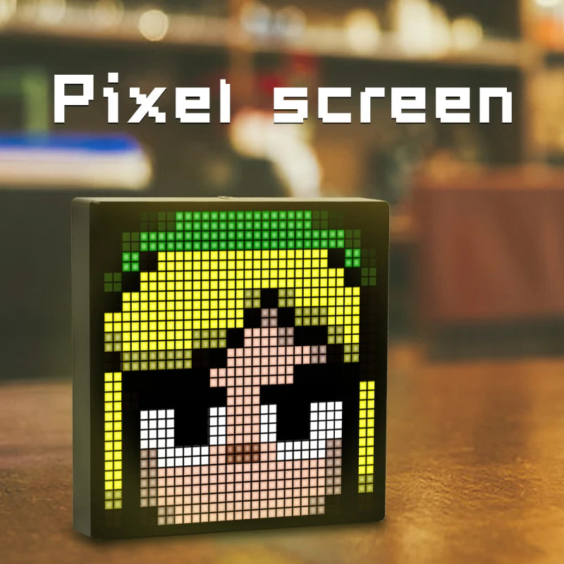  Programmable LED Pixel Display Screen APP Control RGB Custom Text Animation Pixel Art Light Sign For Game Room/ Bar /Desk Decor