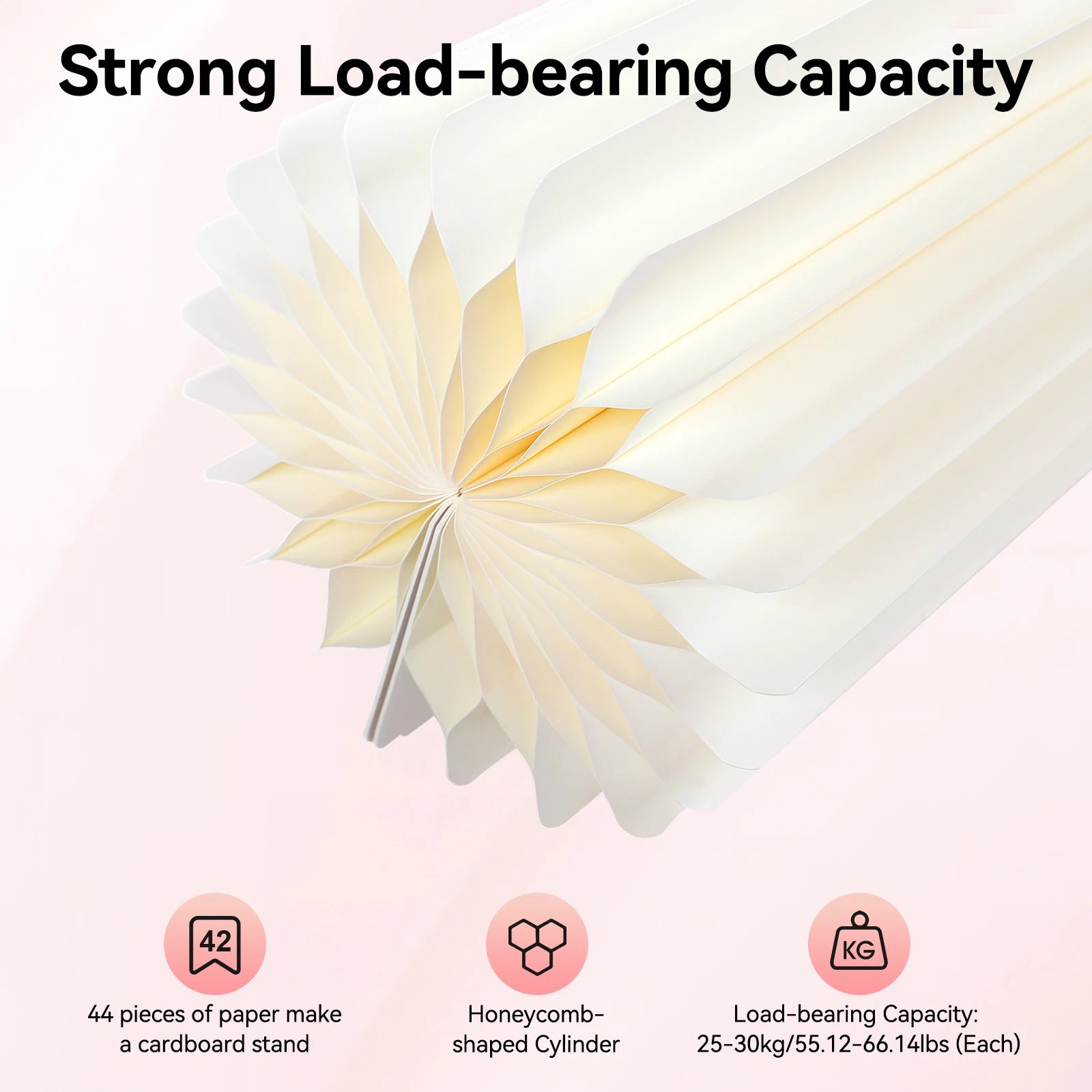 4 Pieces Wedding Flowers Stand Foldable Cardboard Cylinder Centerpiece Display Vase 40/60/80/100cm for Wedding Party/ Garden Decoration