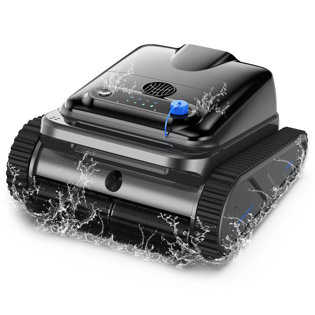 2026 Upgraded Y50S Robot Swimming Pool Cleaner 130Mins Runtime Self-Parking Powerful Cordless Floor Wall Auto Cleaning