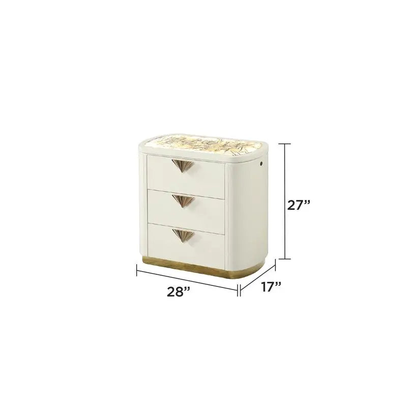 Modern 4 Pc King Upholstered Bedroom Set