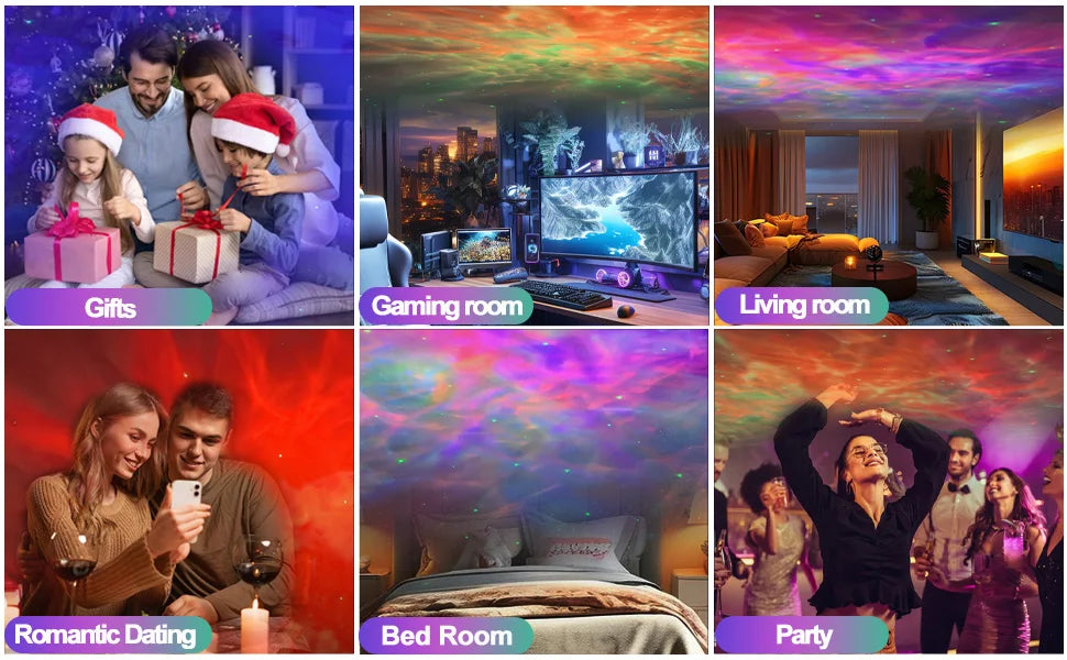 New Astronaut Starry Sky Night Light Aurora Star Future Captain Projector With Remote Timer for Bedroom