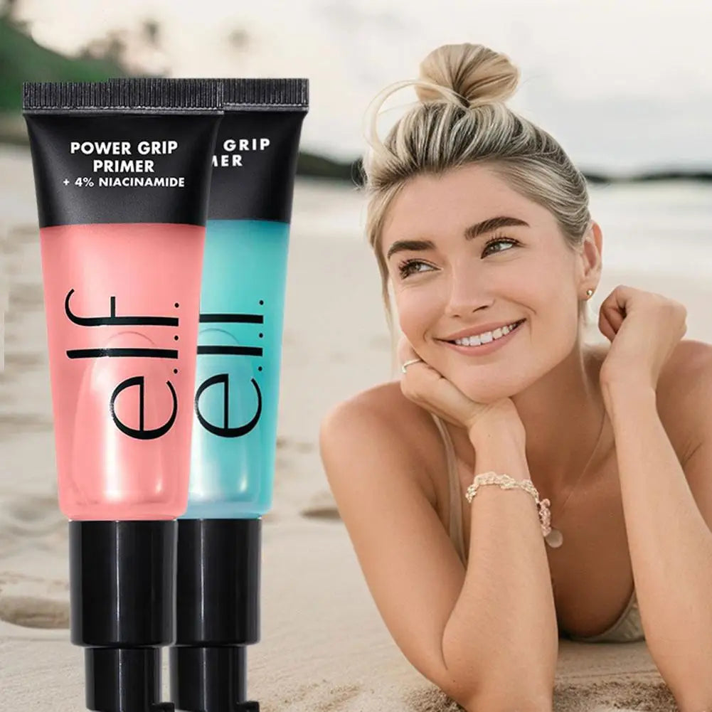 Power Grip Primer Gel Hyaluronic & 4% Niacinamide Brightening Acid/Hydrating Long-lasting Moisturizing Wear