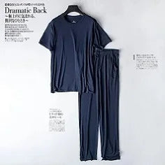 Spring and Autumn Women's Pajama Set 100%/ Cotton Crepe Long Sleeved Pants/ Two Piece/ Cute and Sweet Set Ladies