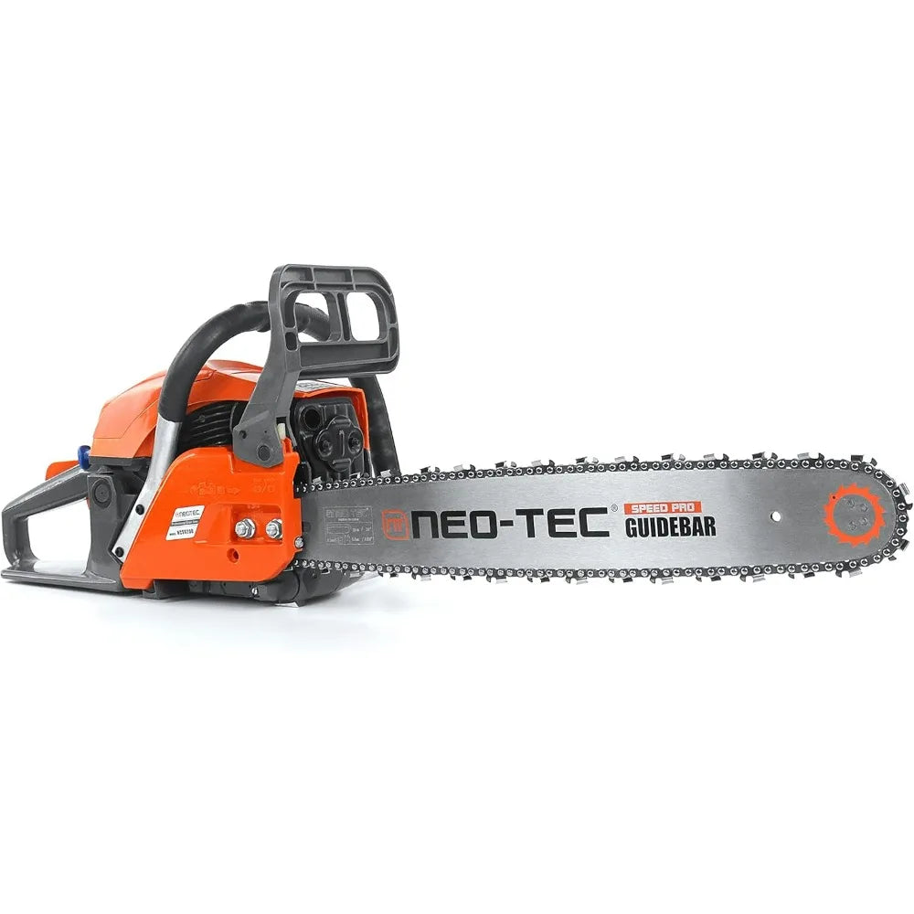 20-Inch 62CC Gas-Powered Chain Saw for Outdoor Wood Cutting