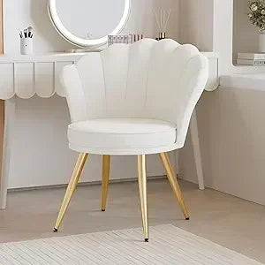 Luxurious Velvet Accent Chair with Gold Legs