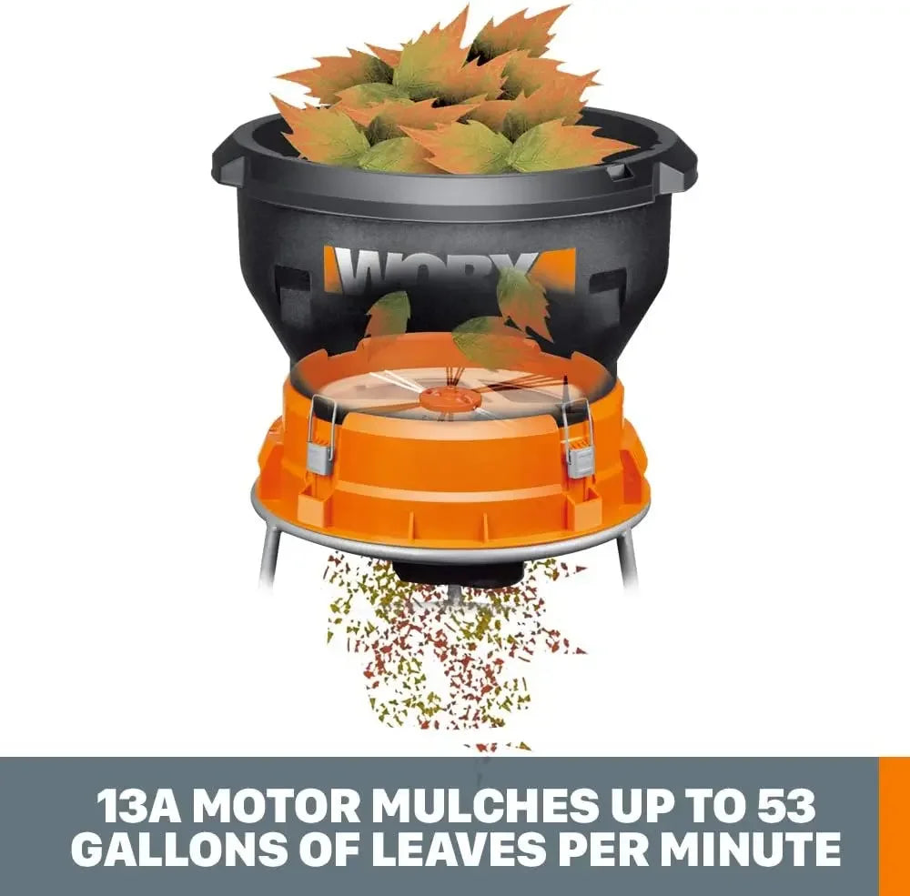 WG430 13 Amp Electric Leaf Mulcher
