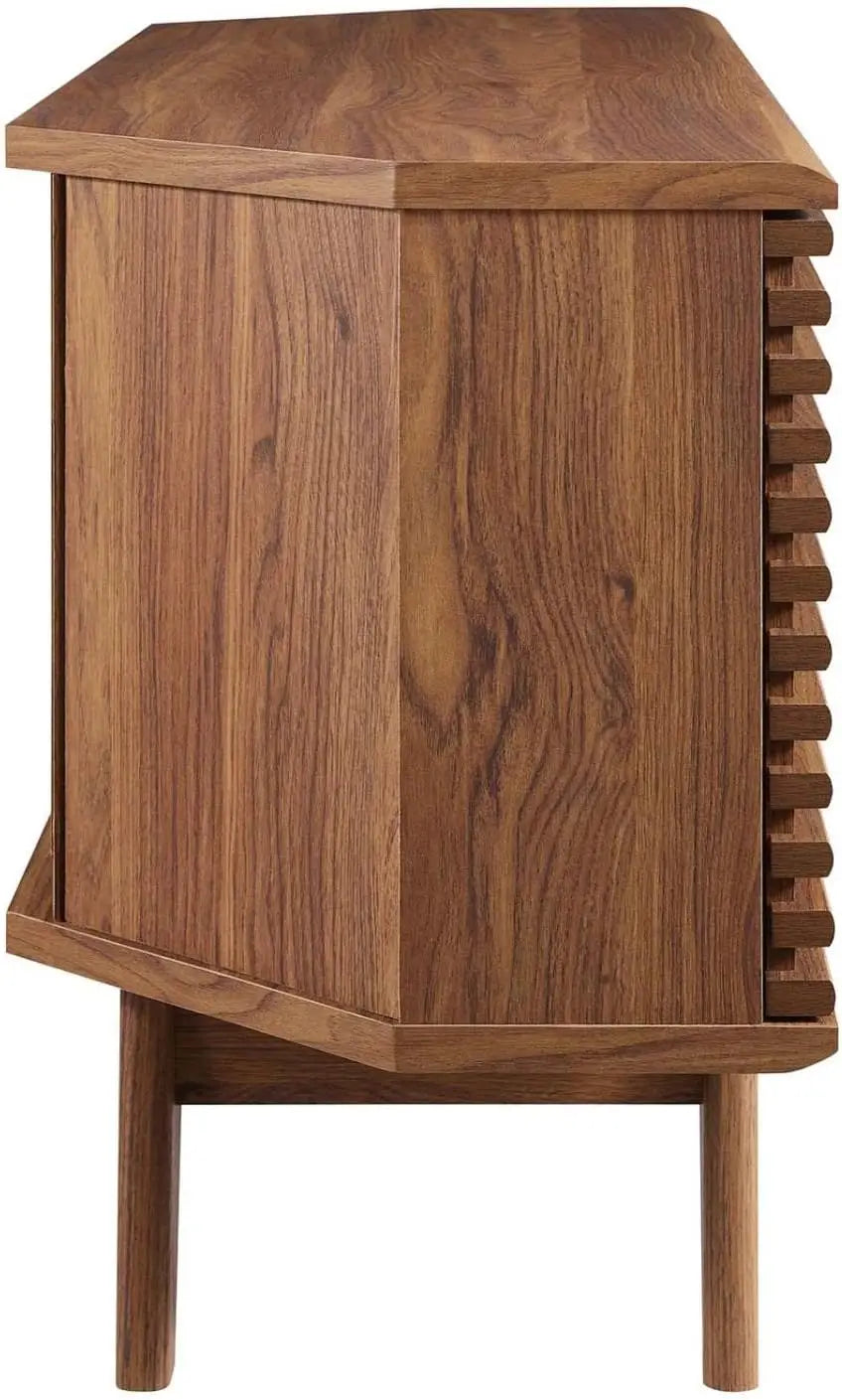 Modern Low Profile Corner Media TV Stand 15 x 46 x 23