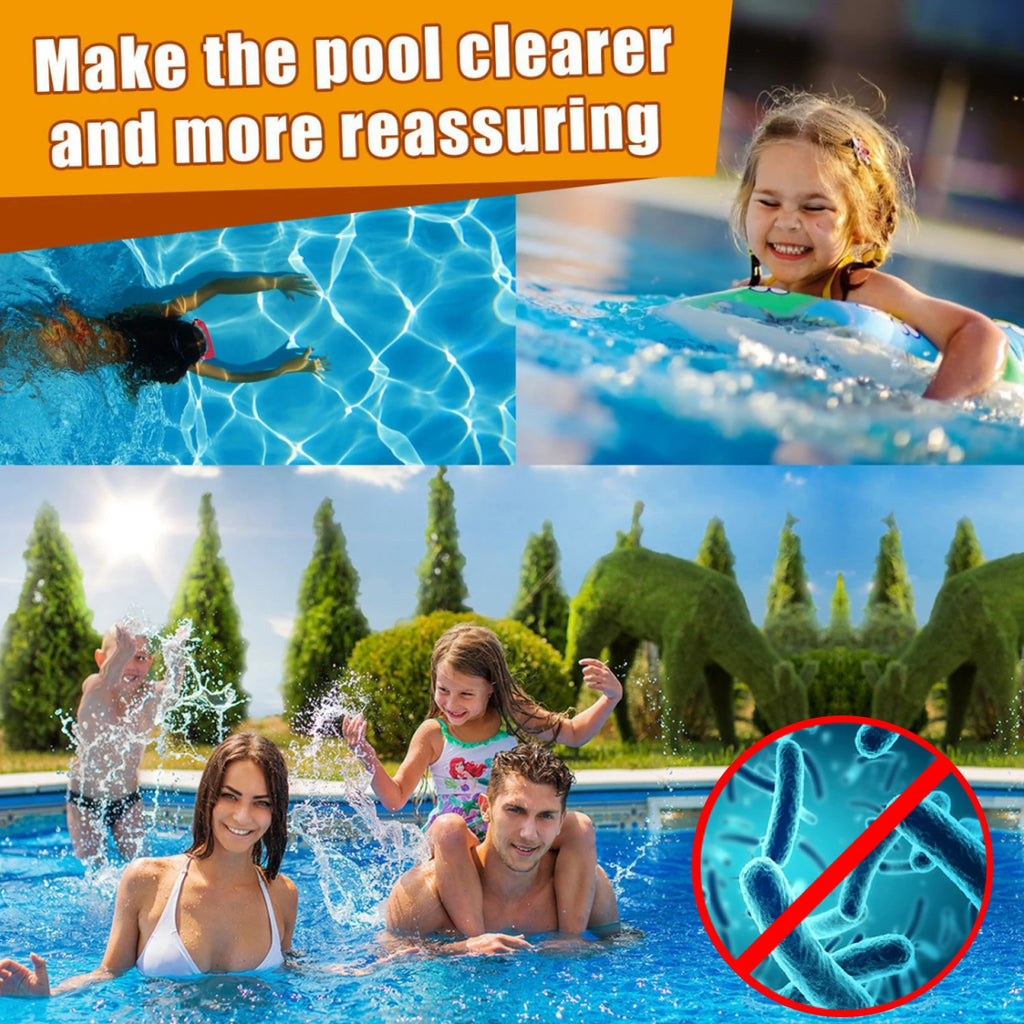 40LB Chlorine Tablets For Swimming Pools, Swimming Pool Water Purifier Dose Tablet Chlorine, Stabilized Chlorine Tablets
