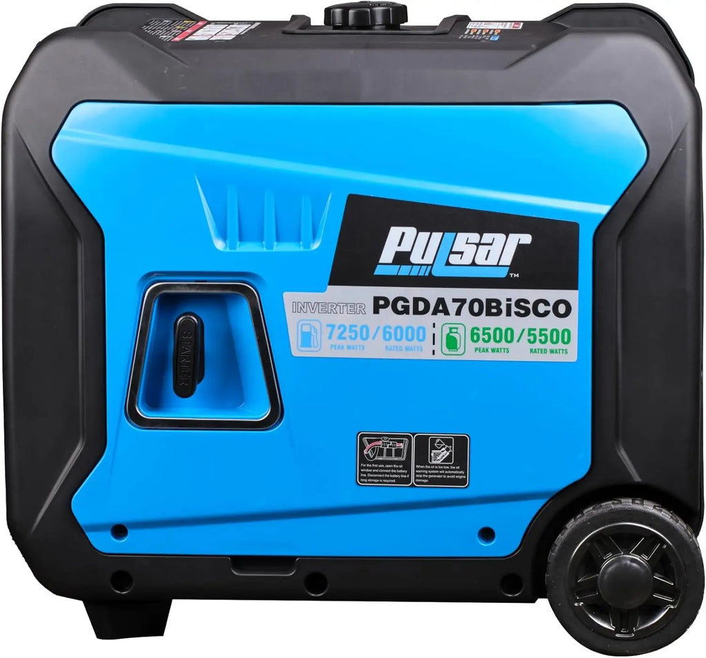 7,250-Watt Super Quiet Dual Fuel Inverter Generator with Remote Start