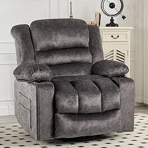 Recliner Chair/Rocker/360 Degree Swivel Single Seat