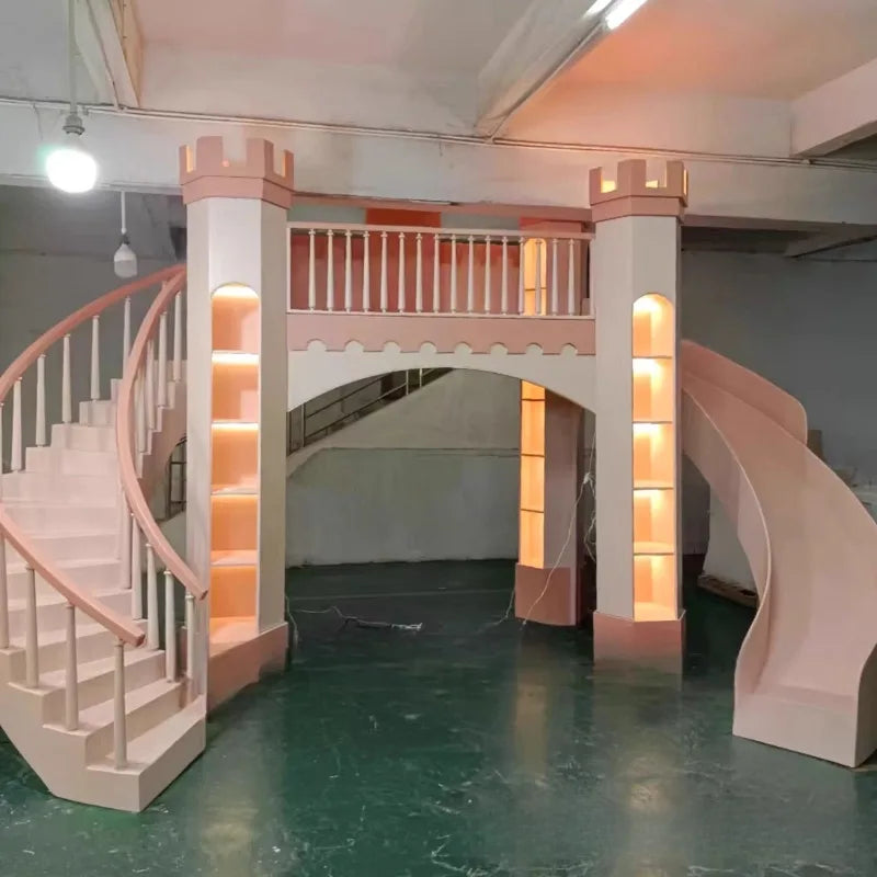 Simple Guard Rails Kids Beds/ Double Decker/ Safety Custom Design Children Beds/ Princess Modern