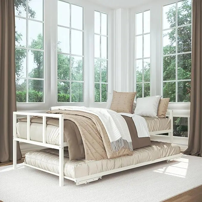 Twin Daybed and Fold- Up Trundle Set, Mattresses Sold Separately