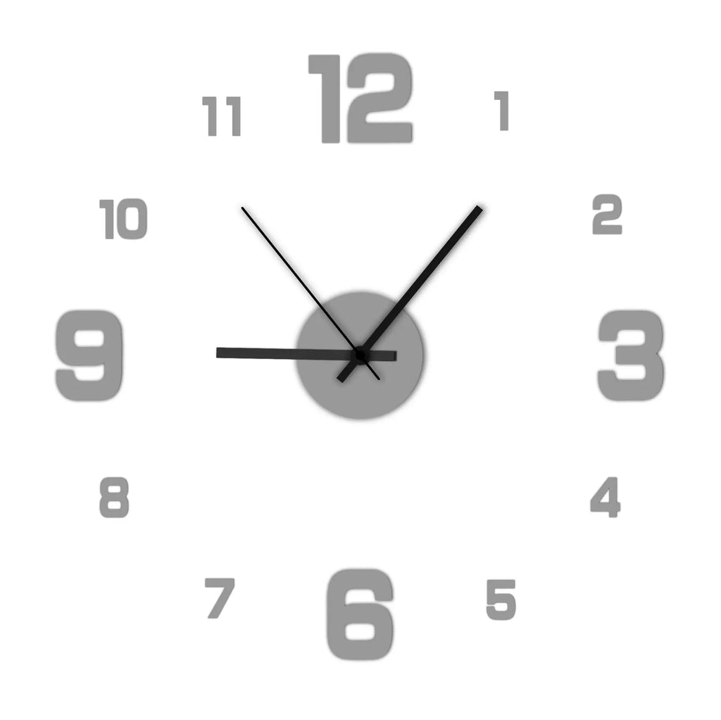 Creative Frameless DIY Wall Clock/ Wall Decal/ Home Silent Clock /Living Room/Office Wall Decoration