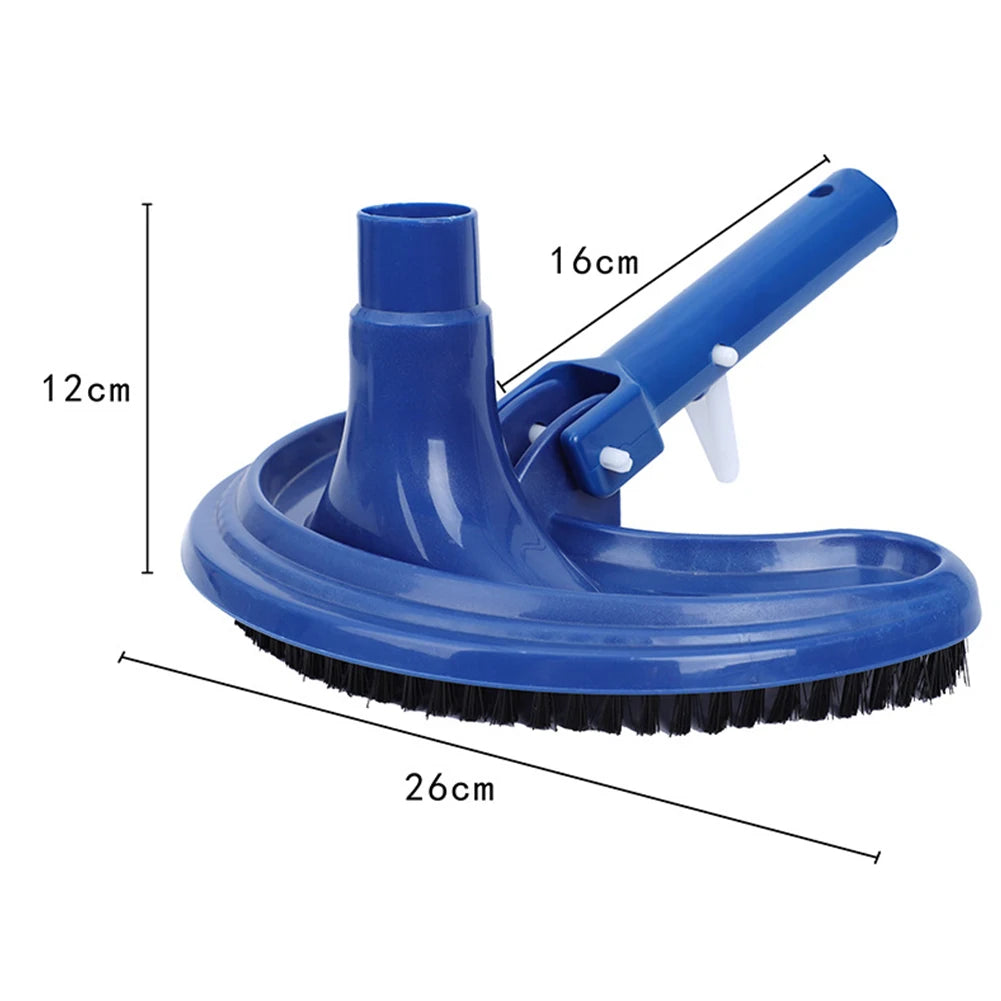 Swimming Pool Vacuum Cleaner/ Suction Fish Pond/ Pool Cleaner Head/ Pond, Fountain, Spa, Pool Cleaning Brush Effective Against Stains