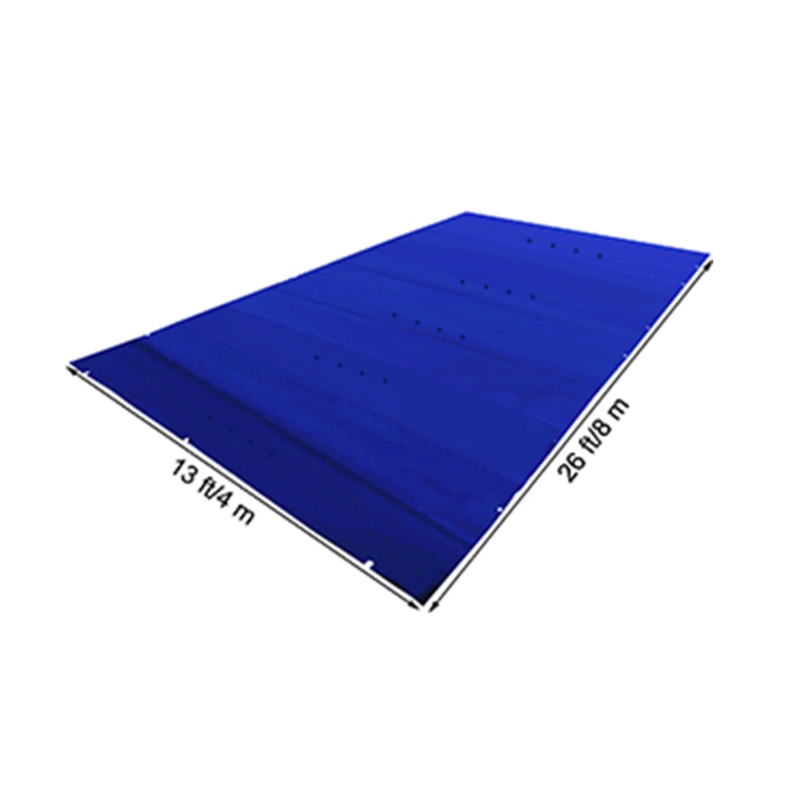 Pool Safety Cover In-ground PVC Rectangular Solid Charcoal Pool Covers for Swimming Pool Winter Protection Cover