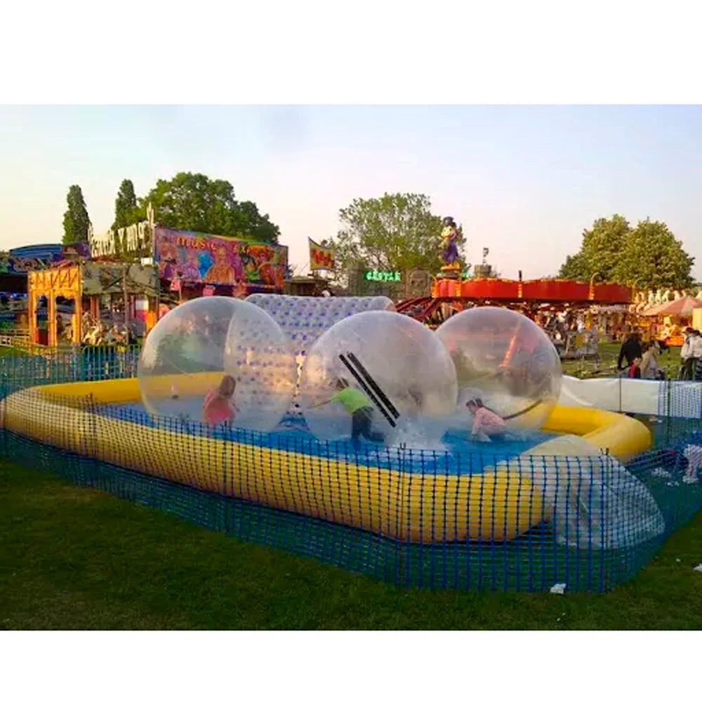 Portable Square Shape Inflatable Swimming Pool ,Water Zorb Walking Ball Pools For Outdoor Kids Activity/ Summer Water fun