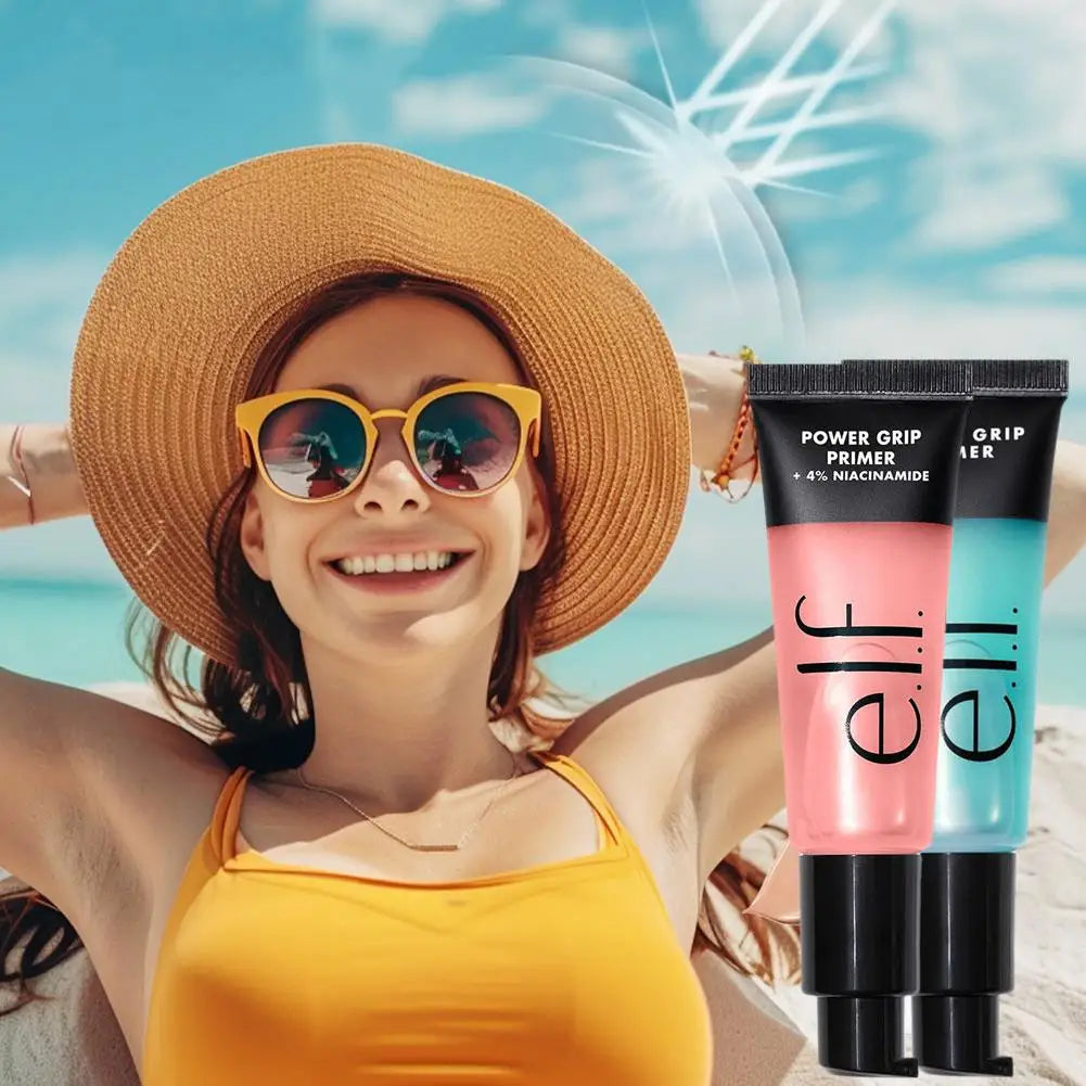 Power Grip Primer Gel Hyaluronic & 4% Niacinamide Brightening Acid/Hydrating Long-lasting Moisturizing Wear