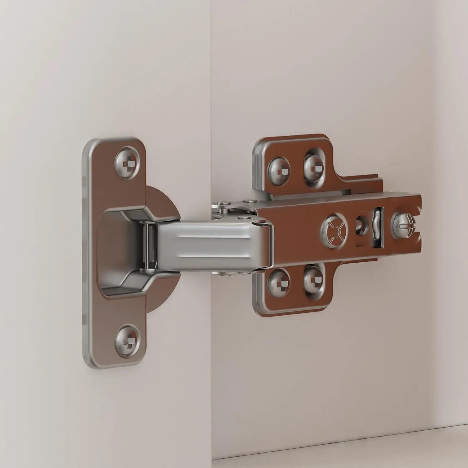 Lockable Glass Display Cabinet Closet Island ,Collectibles Showcase with 3 Doors, Walk in Display Island , Cloakroom, White