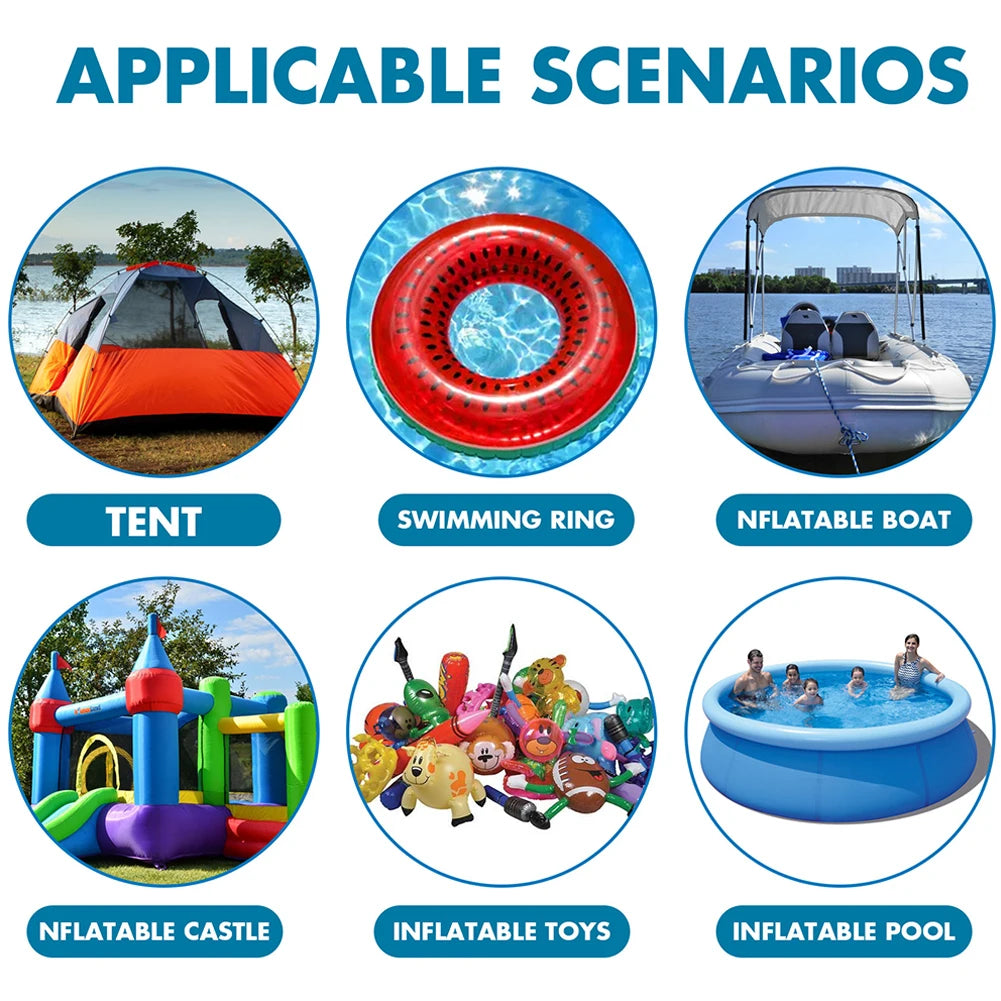 Self-Adhesive Pool Repairing Patches PVC Sticker for Inflatable Boat, Raft, Ring