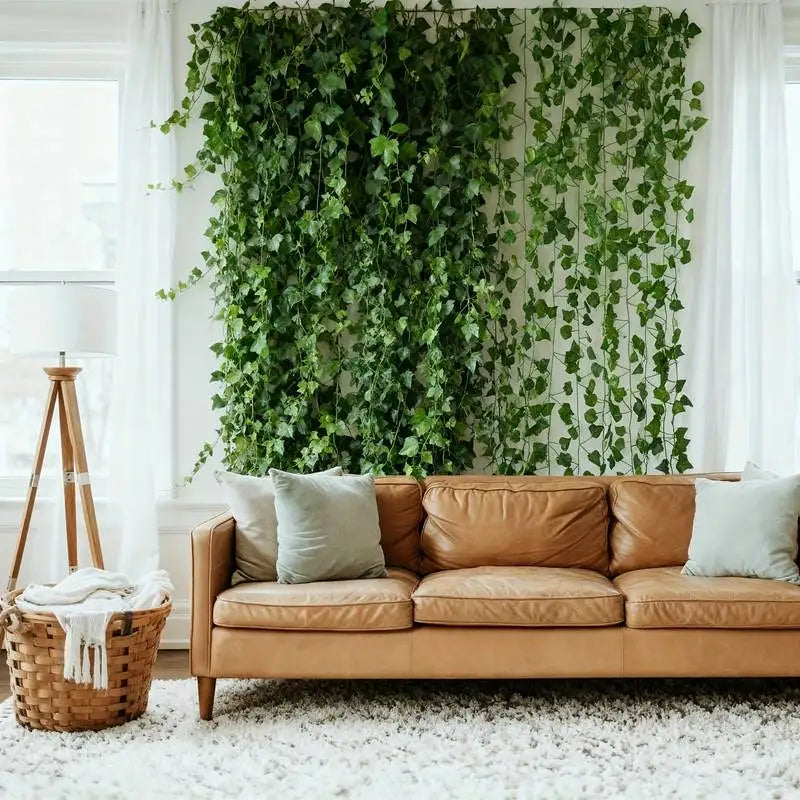 24 PCS Total 19m/755inch Ivy Garland for Home Living Room Wall Decoration Artificial Greenery Vine for Wedding Party Decor